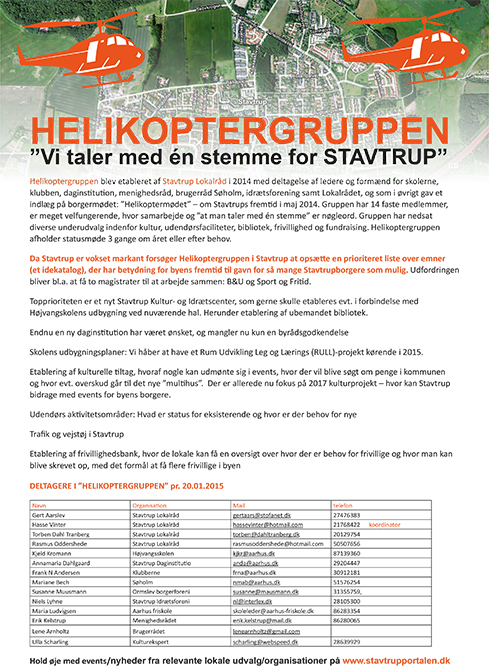 A4-helikopterplakat -lokalra ̊det