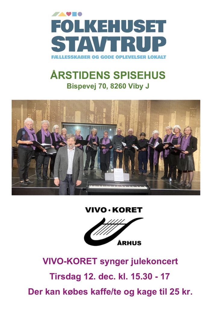 VIVO-koret synger julekoncert tirsdag 12. december