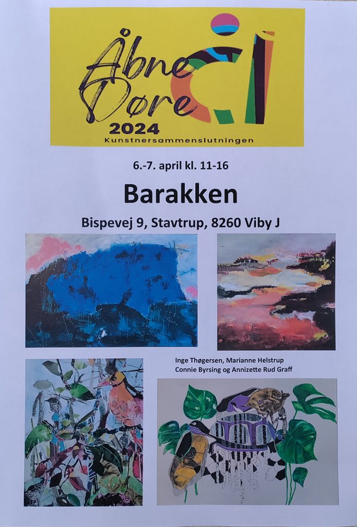 ÅBNE DØRE-udstilling 5.-7. april