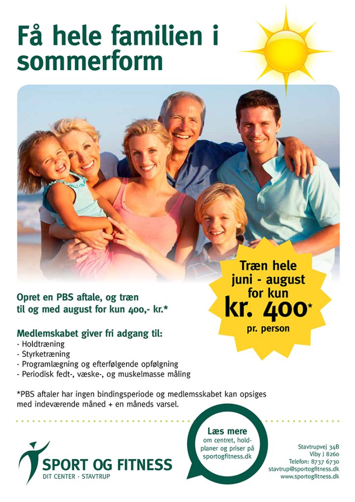 Stavtrup Sport og Fitness: sommertilbud
