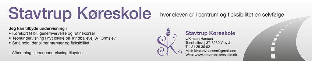 Annonce: Stavtrup Køreskole